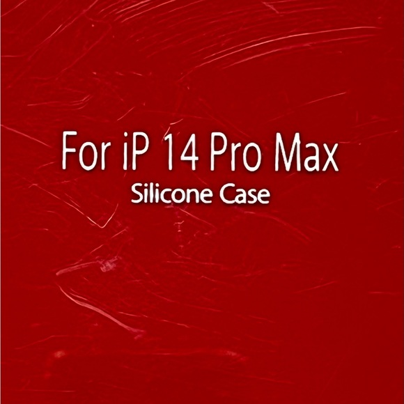 Red IPhone 14 Pro Max silicone phone case, NWOT - Picture 4 of 4